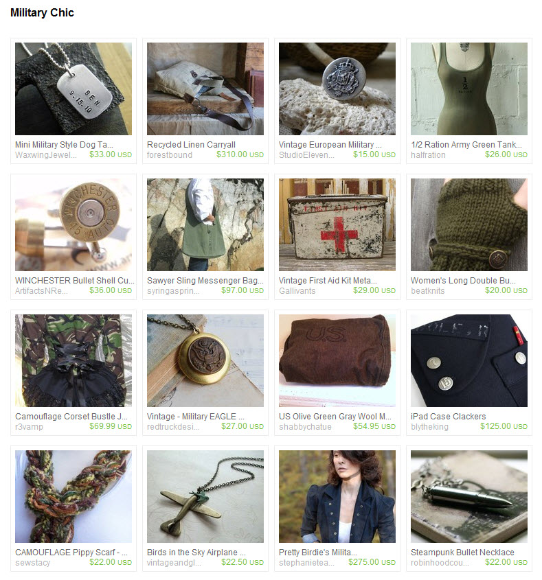 Military Trend Treasury by Studio Eleven 11 on Etsy